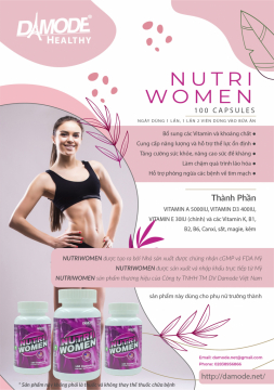 Vitamin, Khoáng Chất, Tăng sức đề kháng cho nữ - Nutri Women