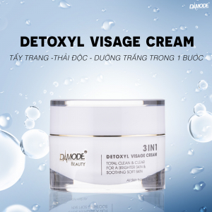 Kem Rữa Mặt, Tẩy Trang, Thải Độc da - 3in1 Detoxyl Visage Cream